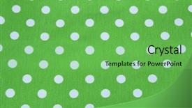 Presentation with fabric - Amazing slide set having checker wavy - color mottled fabric close-up background backdrop and a seafoam green colored foreground