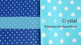  Presentation with fabrics - Colorful presentation theme enhanced with checker wavy - color mottled fabrics close-up background backdrop and a arctic colored foreground