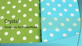  Presentation with fabrics - Beautiful PPT layouts featuring checker wavy - color mottled fabrics close-up background backdrop and a  colored foreground
