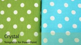  Presentation with fabrics - Colorful presentation enhanced with checker wavy - color mottled fabrics close-up background backdrop and a yellow colored foreground