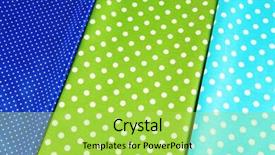  Presentation with fabrics - Audience pleasing PPT layouts consisting of checker wavy - color mottled fabrics close-up background backdrop and a  colored foreground