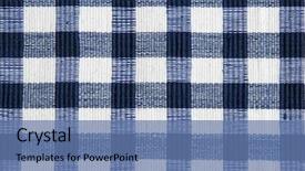  Presentation with picnic - Beautiful slide set featuring checkerboard - blue checkered picnic cloth backdrop and a teal colored foreground
