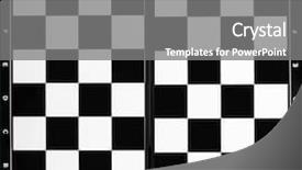  Presentation with background and significance - PPT theme having checkerboard - checkered background background and a gray colored foreground
