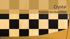  Presentation with chess board - Audience pleasing slides consisting of checkerboard - chess board in the foreground backdrop and a yellow colored foreground