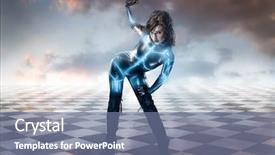  Presentation with chess pieces - Audience pleasing slide set consisting of checkerboard - woman in latex dress neon backdrop and a seafoam green colored foreground