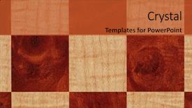  Presentation with chessboard - PPT theme having checkerboard - wooden chessboard close up background and a red colored foreground