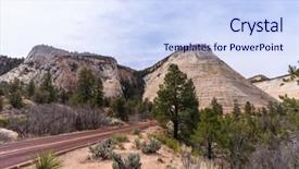  Presentation with arches national park - Amazing slides having checkerboard mesa at zion national backdrop and a sky blue colored foreground