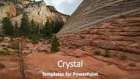  Presentation with united states - Presentation design having checkerboard mesa at zion national background and a tawny brown colored foreground