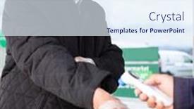  Presentation with temperature - Presentation design having checking-a-customer-temperature-coronavirus background and a sky blue colored foreground