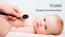  Presentation with heart beat - Colorful PPT layouts enhanced with checking heart beat and lung backdrop and a white colored foreground