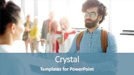  Presentation with special education young adult man - Amazing PPT layouts having checking in in the airport backdrop and a teal colored foreground