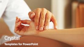  Presentation with pulse - Cool new theme with checking pulse close up backdrop and a red colored foreground