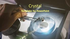  Presentation with diamonds - Colorful PPT layouts enhanced with checking-the-quality backdrop and a tawny brown colored foreground