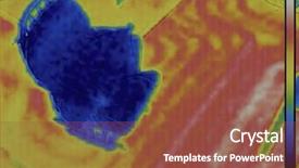  Presentation with infrared - Audience pleasing PPT theme consisting of checking underfloor heating with infrared backdrop and a  colored foreground