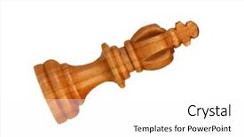  Presentation with falling jigsaw piecs - PPT layouts featuring chess piece king falling isolated background and a white colored foreground