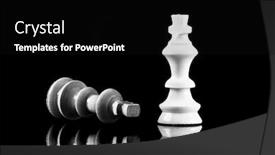  Presentation with black - Amazing presentation having checkmate-white-defeats-black backdrop and a black colored foreground