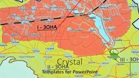 Presentation with checkpoint - Amazing theme having checkpoint-of-chernobyl-exclusion-zone backdrop and a yellow colored foreground