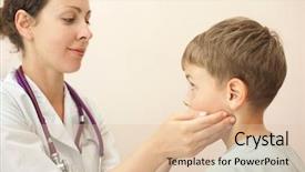  Presentation with checks - PPT theme with checks little boy lymph node background and a lemonade colored foreground