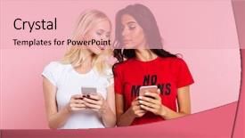  Presentation with arabic ladies - Presentation having cheeky - funny concentrated ladies looking background and a lemonade colored foreground