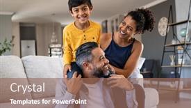  Presentation with indian mother son - Audience pleasing slides consisting of cheerful-african-mother-and-indian backdrop and a coral colored foreground