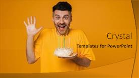  Presentation with birthday cake - 