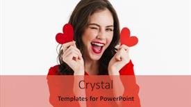  Presentation with paper making - PPT layouts featuring cheerful-beautiful-girl-winking background and a red colored foreground