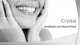  Presentation with clear - Slides having cheerful-female-with-fresh-clear background and a white colored foreground