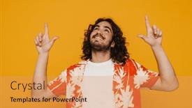  Presentation with long hair man - 