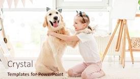  Presentation with cute - Audience pleasing presentation consisting of cheerful-little-girl-having-fun backdrop and a lemonade colored foreground