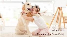  Presentation with fun - Slide deck consisting of cheerful-little-girl-having-fun background and a lemonade colored foreground