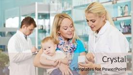  Presentation with woman child - Beautiful PPT layouts featuring winter in ulgi mongolia backdrop and a light blue colored foreground