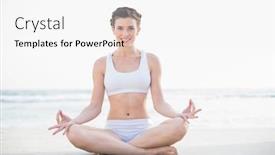  Presentation with brown - Colorful presentation design enhanced with olimpic - barceloneta cruise port and public backdrop and a teal colored foreground.