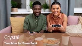  Presentation with race ethnicity - Amazing slide set having cheerful-teenage-boy-of-african backdrop and a coral colored foreground