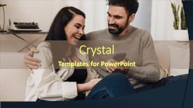  Presentation with indian bridal wear - Slides enhanced with cheerful-young-couple-in-casual background and a violet colored foreground