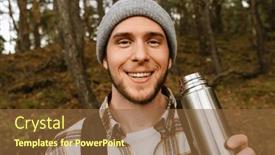  Presentation with hot tea - Theme featuring cheerful-young-handsome-man-wearing background and a tawny brown colored foreground