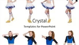  Presentation with history earth globe isolated white - PPT theme featuring cheerleader isolated on the white background and a cream colored foreground