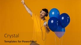  Presentation with yellow music - 