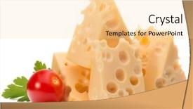  Presentation with white cheese - Colorful PPT layouts enhanced with cheese-block-isolated-on-white backdrop and a lemonade colored foreground