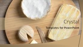  Presentation with cheese - Amazing slide set having cheese-board-with-variation backdrop and a  colored foreground