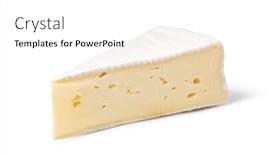  Presentation with white cheese - Amazing slide set having cheese brie isolated backdrop and a white colored foreground