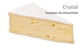  Presentation with white cheese - Cool new presentation theme with cheese-brie-isolated backdrop and a white colored foreground