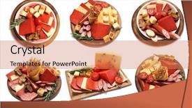  Presentation with still life crucifixion table - Amazing presentation design having cheese cheese plate dutch red backdrop and a  colored foreground