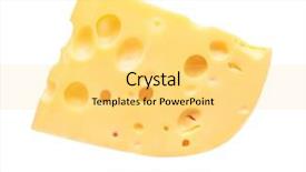  Presentation with shredded cheese - Beautiful PPT layouts featuring cheese isolated on white background backdrop and a yellow colored foreground