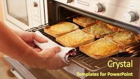  Presentation with solar oven - Beautiful PPT theme featuring abstract bokeh backdrop with wooden desk and blurred cafe or restaurant interior mock up backdrop and a tawny brown colored foreground.