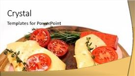  Presentation with cheese plate parmesan cheddar gouda - Cool new slide set with cheese plate dutch red cheese backdrop and a white colored foreground