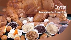  Presentation with close up shot - Audience pleasing presentation consisting of cheese product - close up shot of several backdrop and a  colored foreground