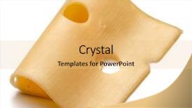  Presentation with scroll paper isolated on white - Beautiful slides featuring cheese slice isolated on white backdrop and a  colored foreground