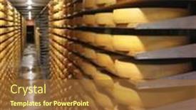  Presentation with region - Presentation design having cheese-storehouse-in-the-gruyere background and a tawny brown colored foreground