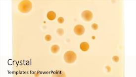  Presentation with shape heart - Presentation theme with cheese with heart shape background and a lemonade colored foreground