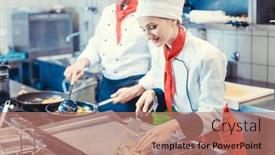  Presentation with restaurant kitchen - 